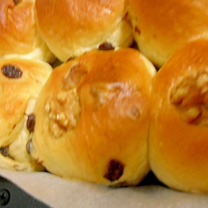 くるみレーズンパン ちぎりパン レシピ 作り方 By ミスチバス 楽天レシピ くるみレーズンパン ちぎりパン レシピ 作り方 By ミスチバス 楽天レシピ